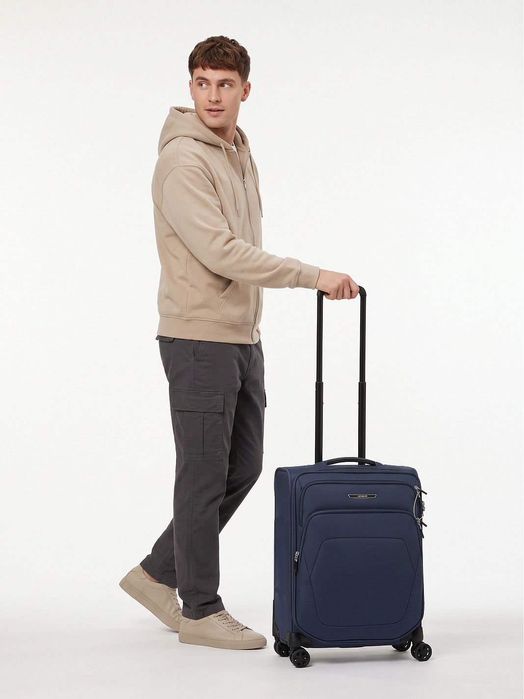 Samsonite Spark Sng 2 4-hjulet Håndbagage 55 cm med ekspansion Samsonite Spark Sng 2 4-hjulet Håndbagage 55 cm med ekspansion
