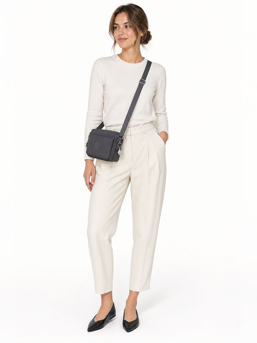 Kipling Basic Elevated Abanu Bolso bandolera 24 cm Kipling Basic Elevated Abanu Bolso bandolera 24 cm