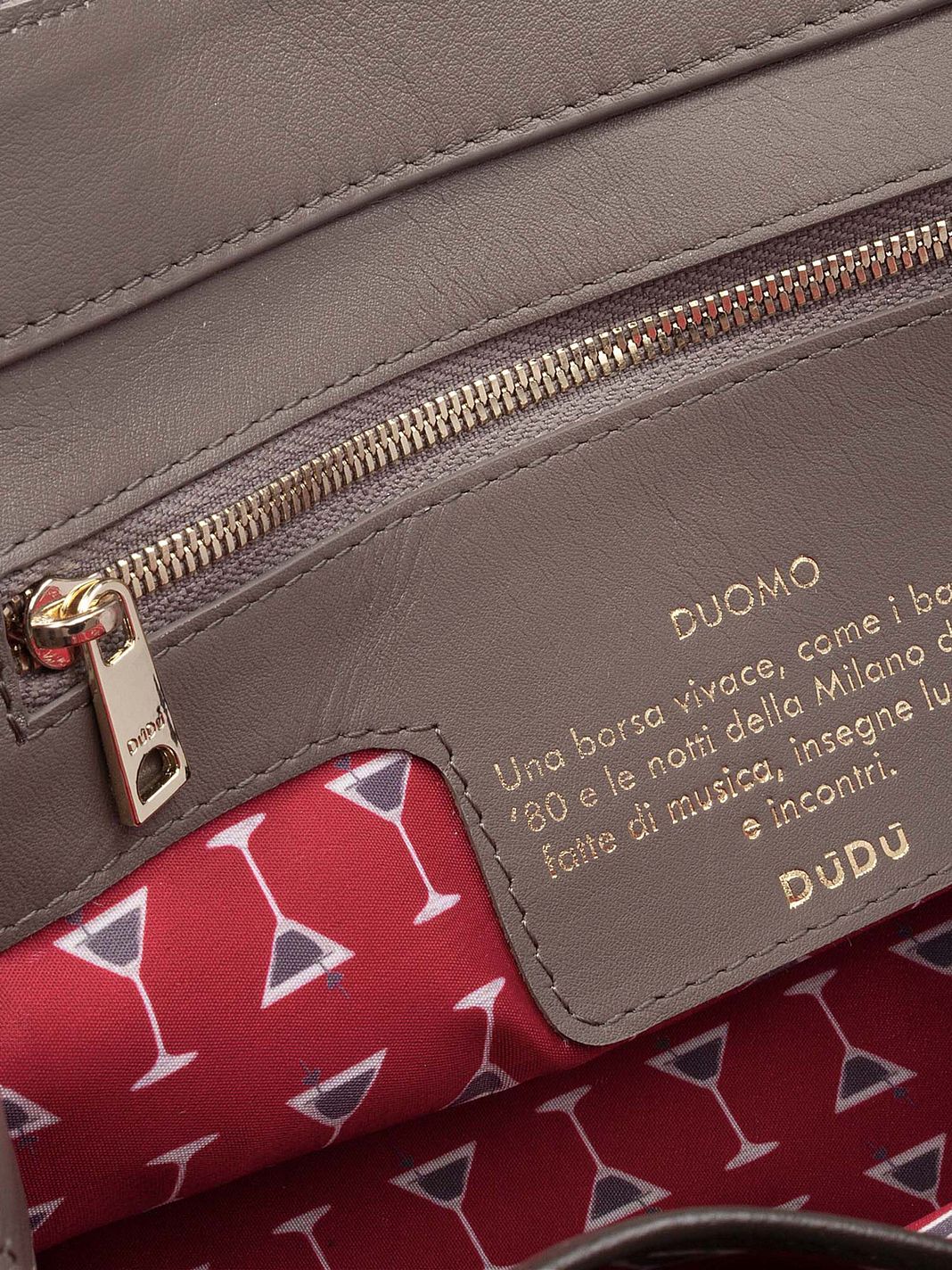 DuDu Bolso para hombre Piel natural 30 cm