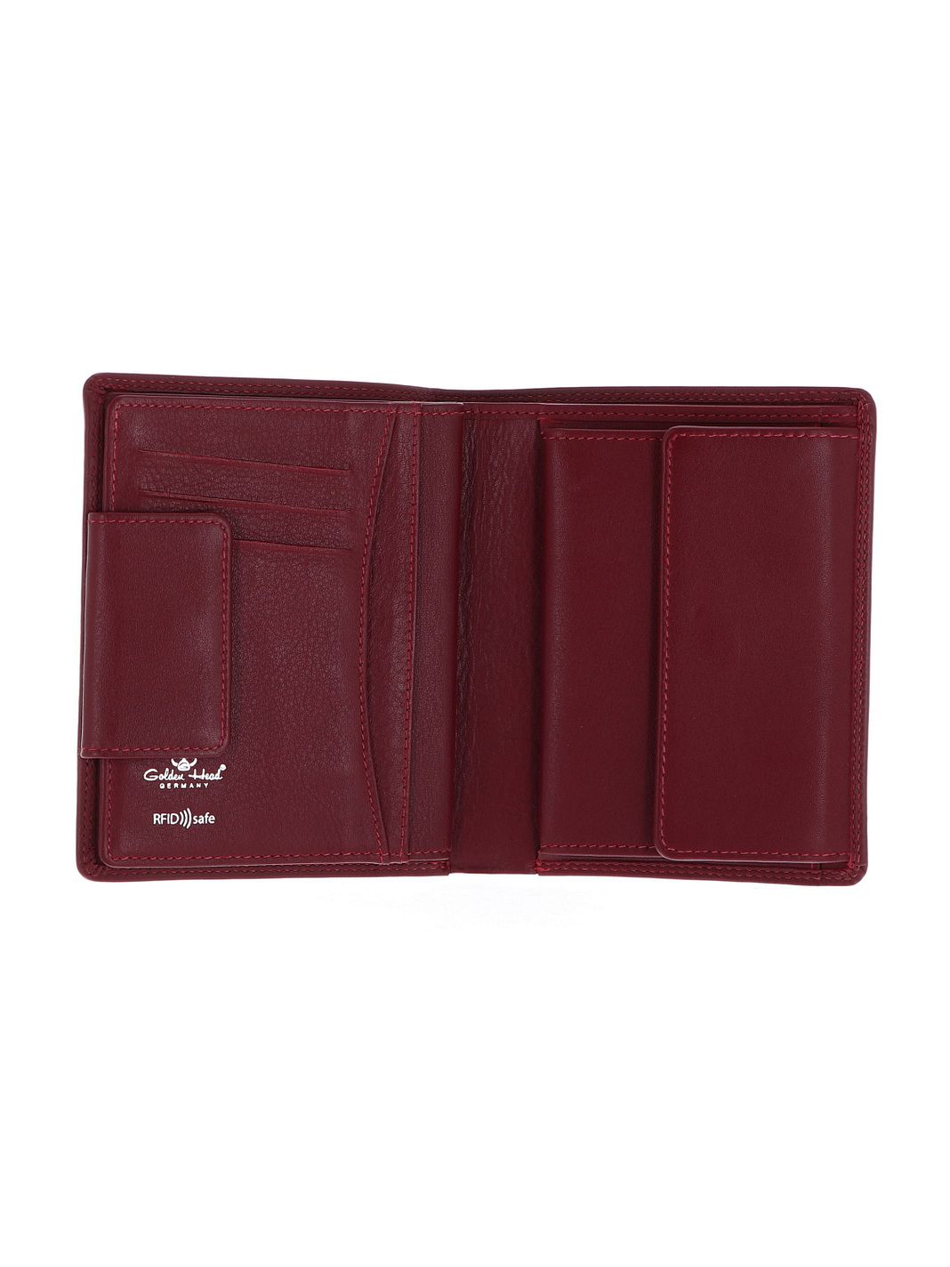 Golden Head Polo Portafoglio Protezione RFID Vera Pelle 13 cm