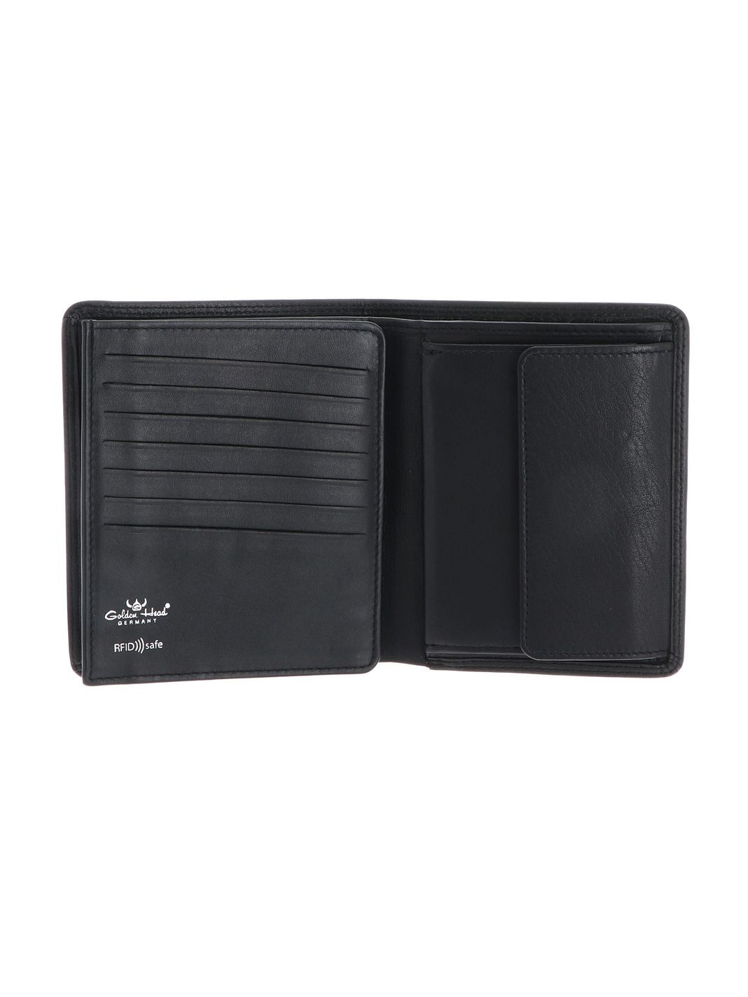 Golden Head Polo Portafoglio Protezione RFID Vera Pelle 12.5 cm