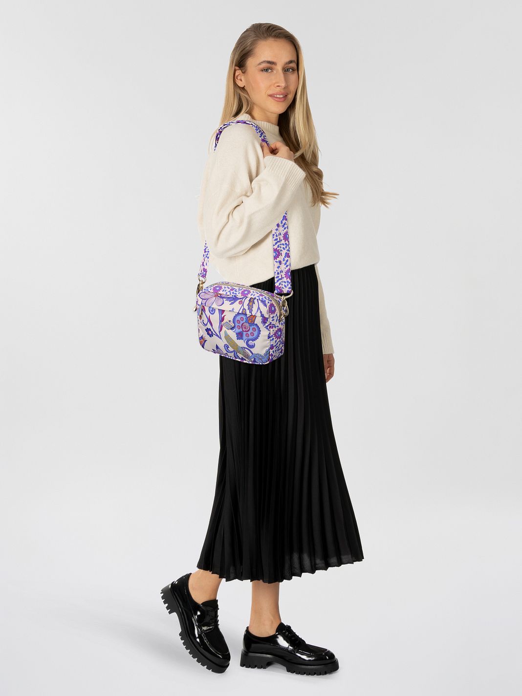 Oilily Sapphire Chintz Borsa a tracolla 21 cm Oilily Sapphire Chintz Borsa a tracolla 21 cm