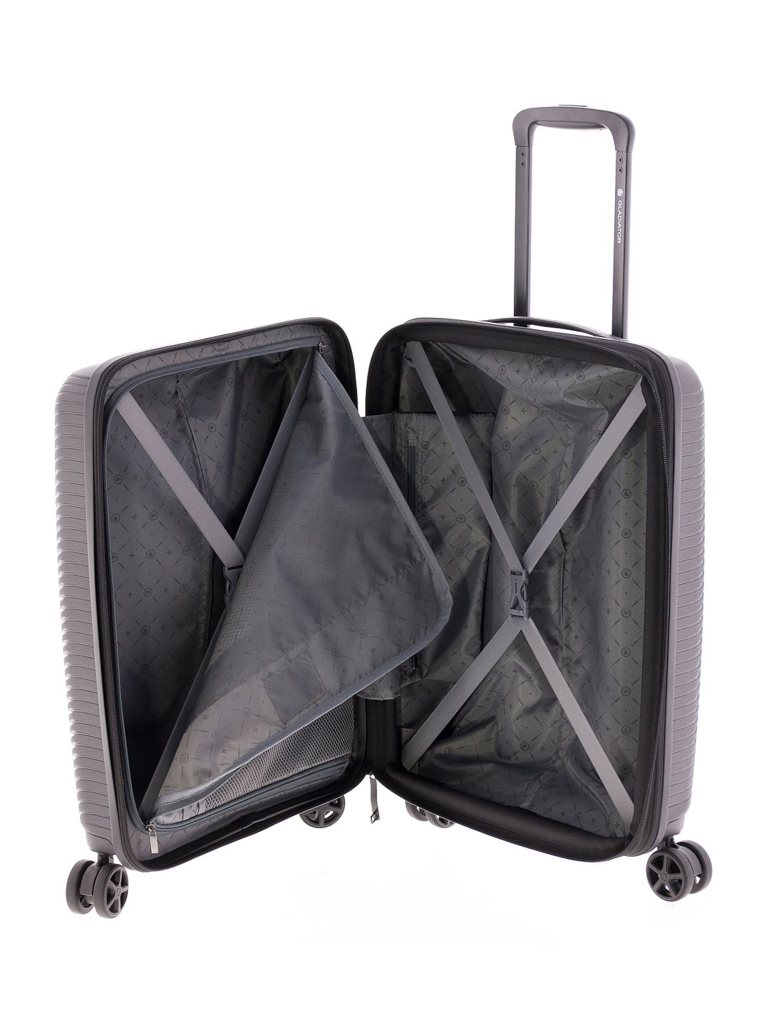 Gladiator 2800 4 ruedas Maleta de cabina 55 cm Con asa expansible