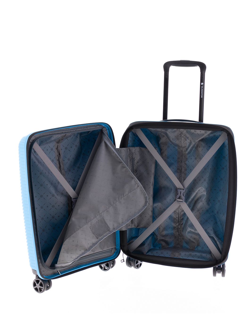 Gladiator 2800 4 ruedas Maleta de cabina 55 cm Con asa expansible