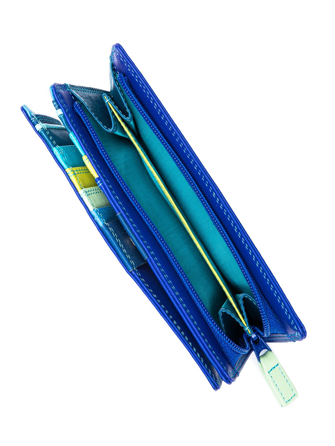 Mywalit Portafoglio Protezione RFID Vera Pelle 8 cm