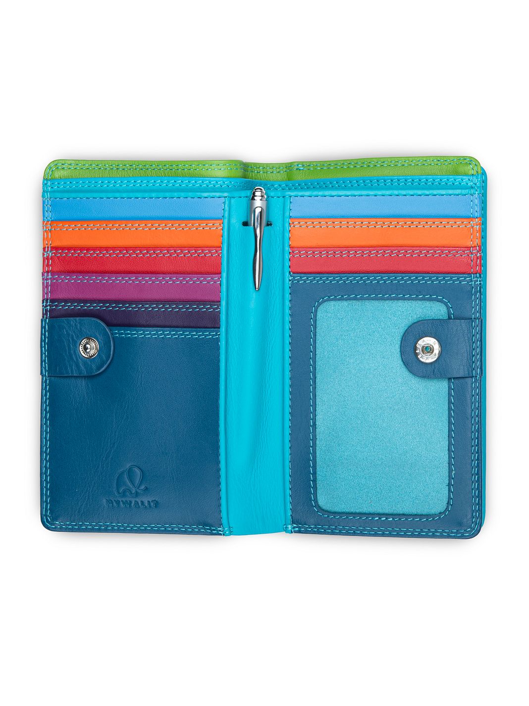 Mywalit Portafoglio Protezione RFID Vera Pelle 8 cm Mywalit Portafoglio Protezione RFID Vera Pelle 8 cm