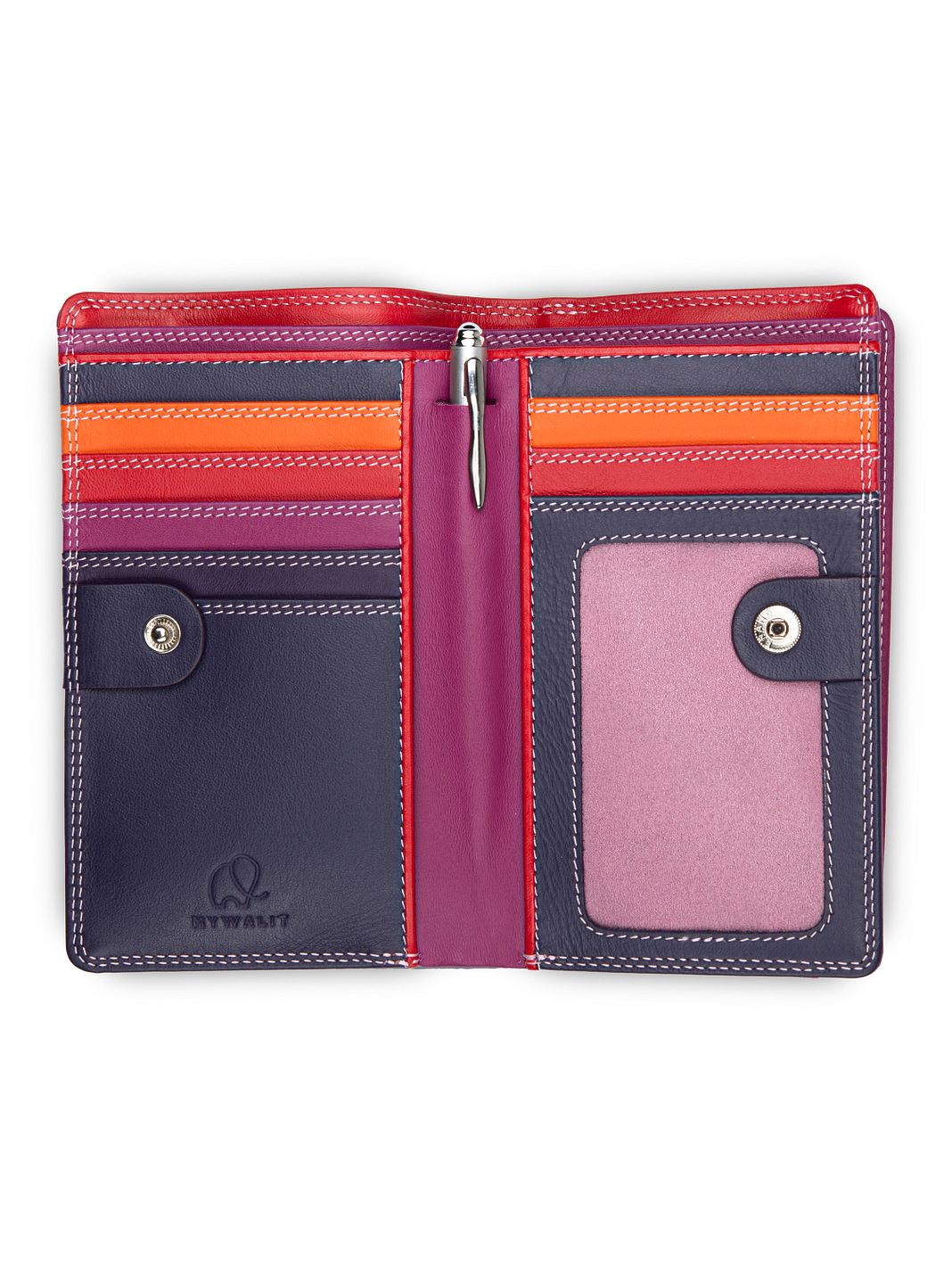 Mywalit Portafoglio Protezione RFID Vera Pelle 8 cm Mywalit Portafoglio Protezione RFID Vera Pelle 8 cm