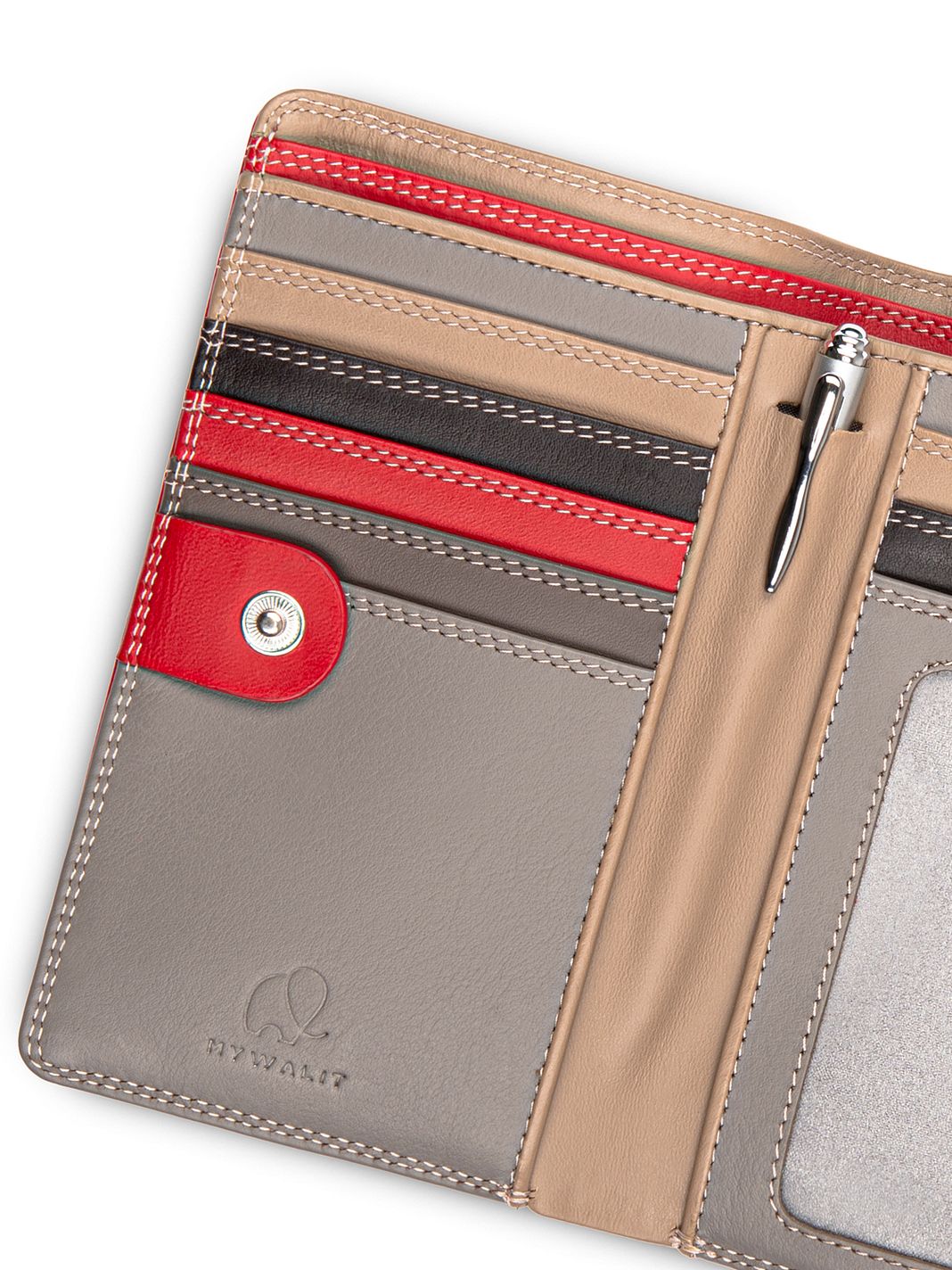 Mywalit Cartera Bloqueo RFID Piel natural 8 cm