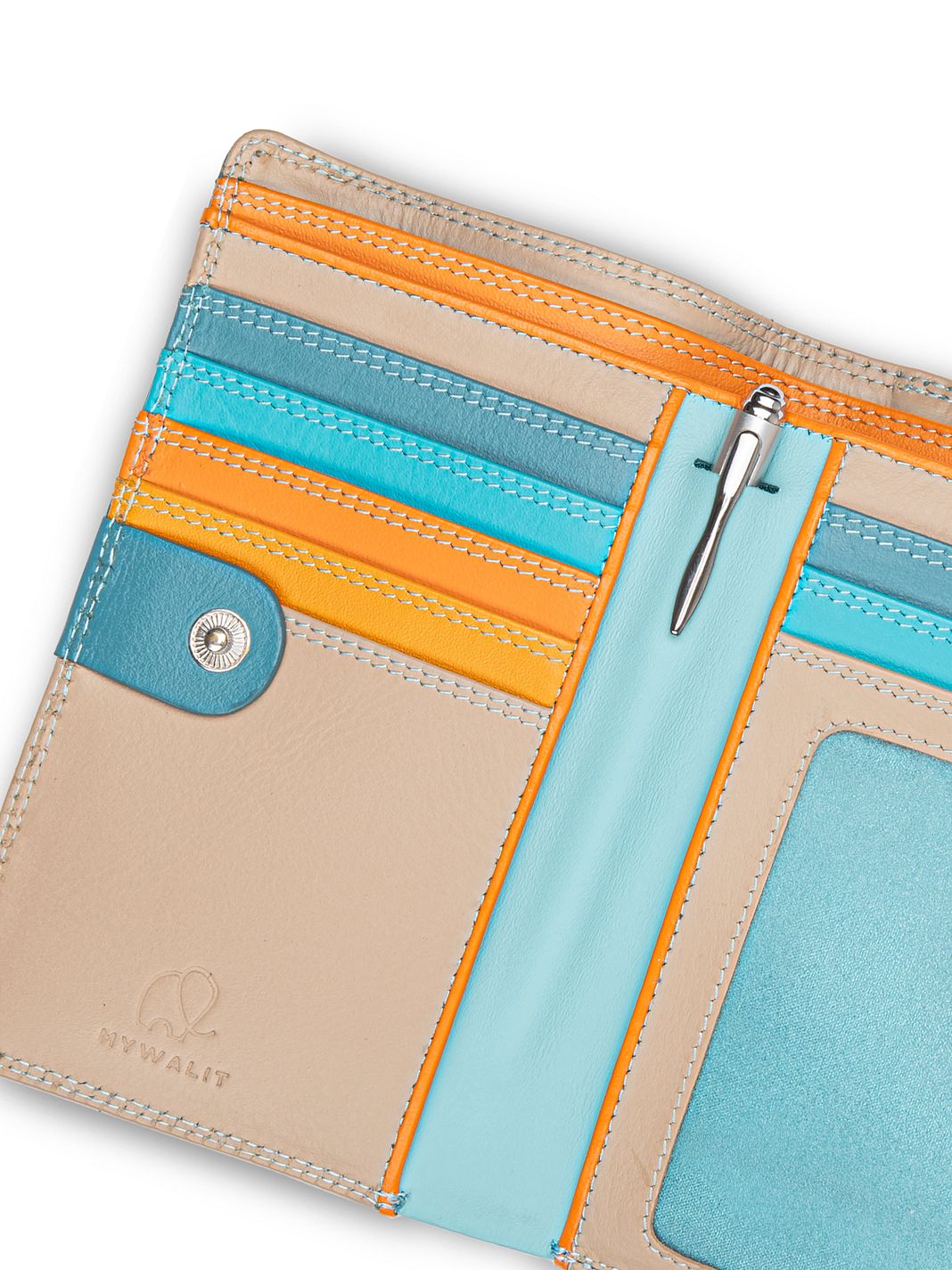 Mywalit Cartera Bloqueo RFID Piel natural 8 cm Mywalit Cartera Bloqueo RFID Piel natural 8 cm