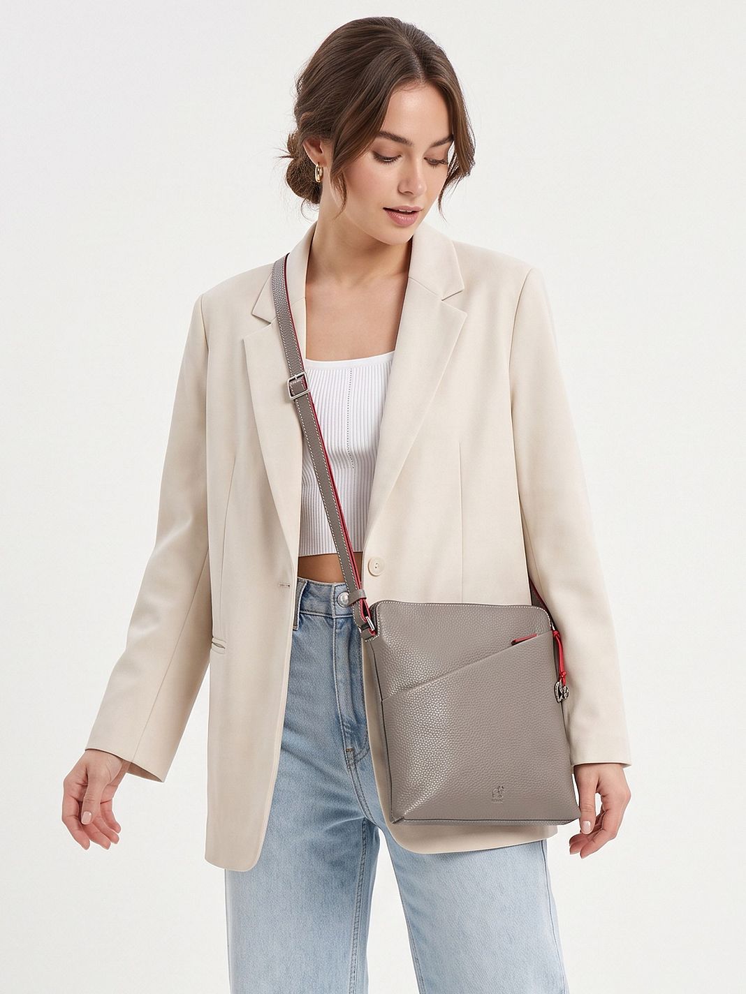 Mywalit Milano Bolso bandolera Piel natural 24 cm Mywalit Milano Bolso bandolera Piel natural 24 cm