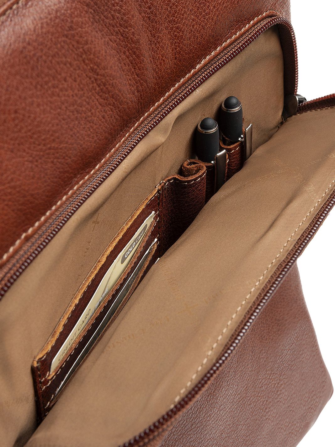 The Chesterfield Brand Rosverra Dagsryggsäck Läder 33 cm Laptopfack