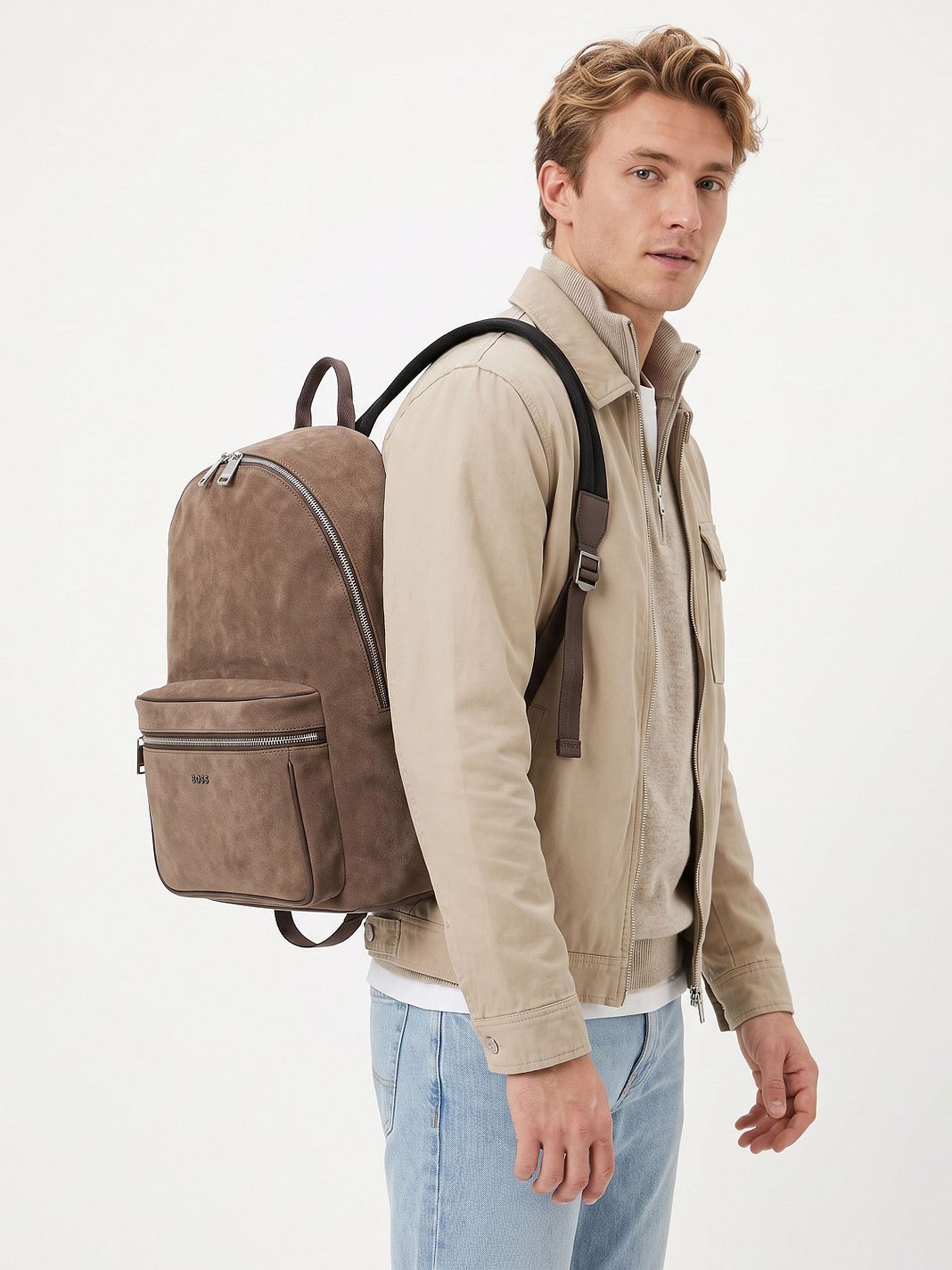 Boss Northon Dagsryggsäck S Läder 42 cm Laptopfack