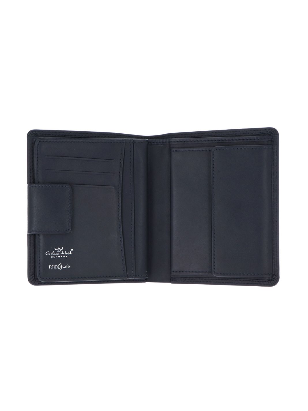 Golden Head Polo Portafoglio Protezione RFID Vera Pelle 13 cm