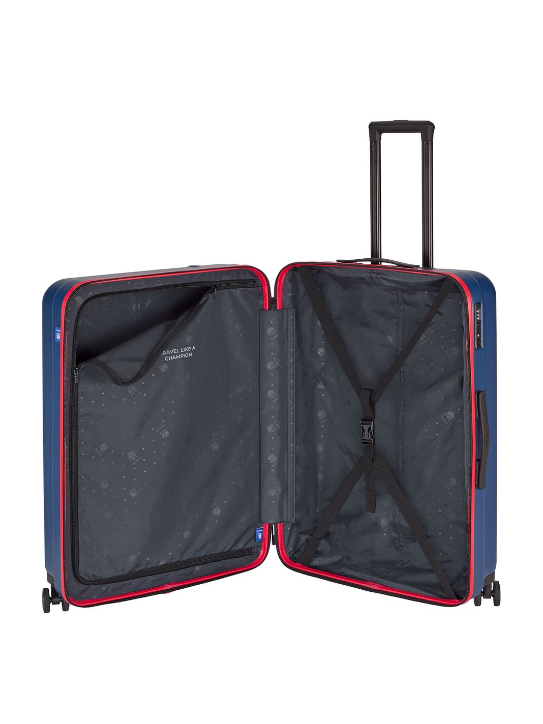 Travelite travelite x NFL 4-pyöräinen Matkalaukkusetti 3-osainen Laajennettava Travelite travelite x NFL 4-pyöräinen Matkalaukkusetti 3-osainen Laajennettava