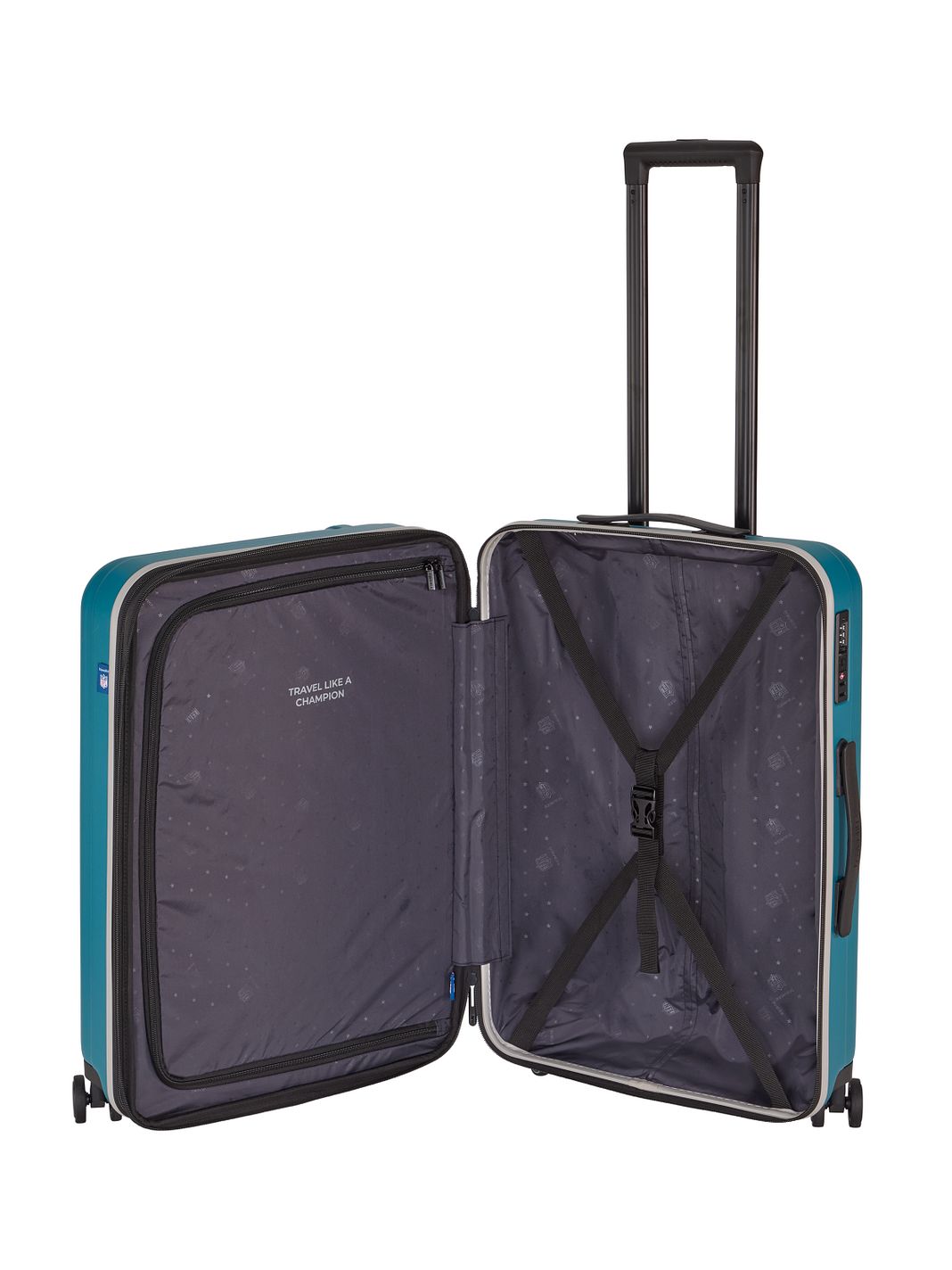 Travelite travelite x NFL 4-pyöräinen Matkalaukkusetti 3-osainen Laajennettava Travelite travelite x NFL 4-pyöräinen Matkalaukkusetti 3-osainen Laajennettava