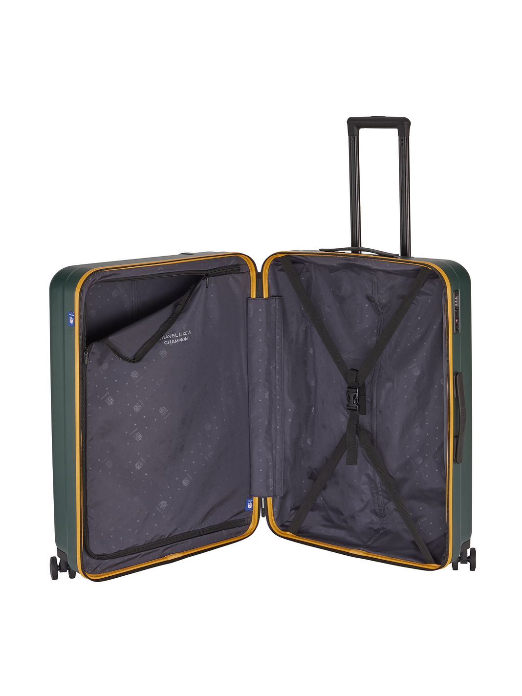 Travelite travelite x NFL 4-pyöräinen Matkalaukkusetti 3-osainen Laajennettava Travelite travelite x NFL 4-pyöräinen Matkalaukkusetti 3-osainen Laajennettava