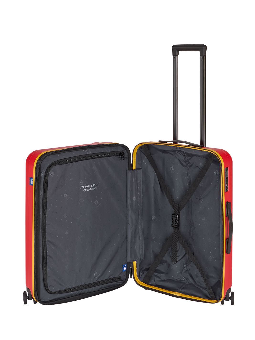Travelite travelite x NFL 4-pyöräinen Matkalaukkusetti 3-osainen Laajennettava Travelite travelite x NFL 4-pyöräinen Matkalaukkusetti 3-osainen Laajennettava