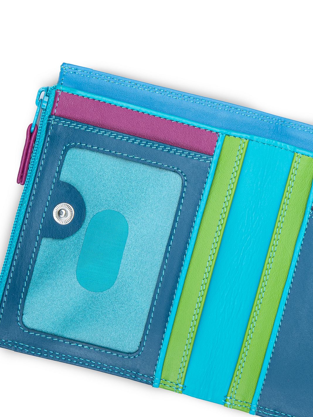 Mywalit Portafoglio Protezione RFID Vera Pelle 9 cm