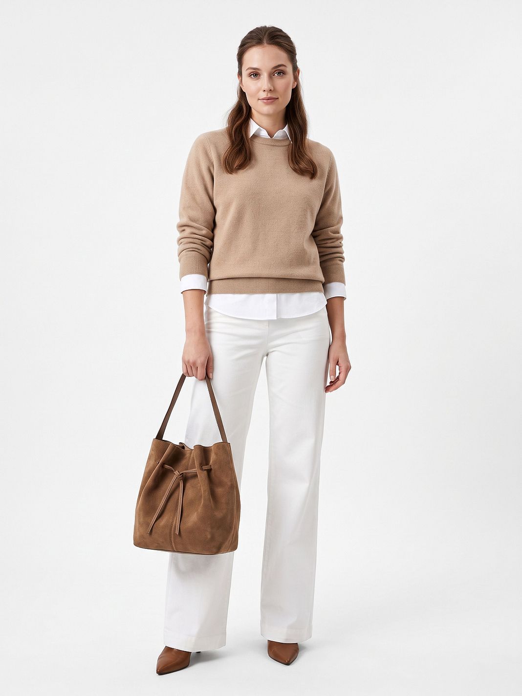 Marc O'Polo Simy Borsa a spalla Vera Pelle 30 cm
