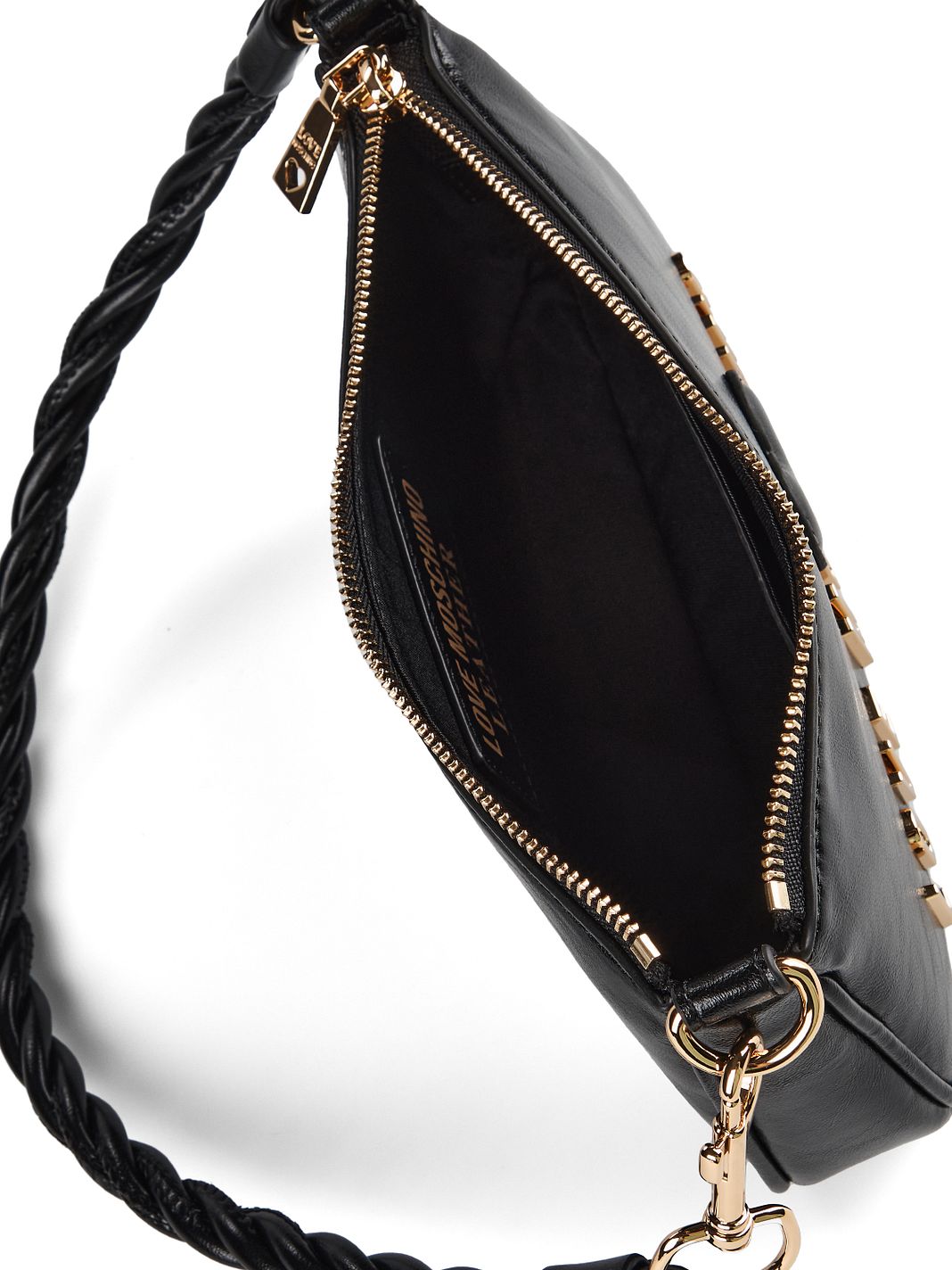Love Moschino Cipria Bolso para hombre Piel natural 25 cm