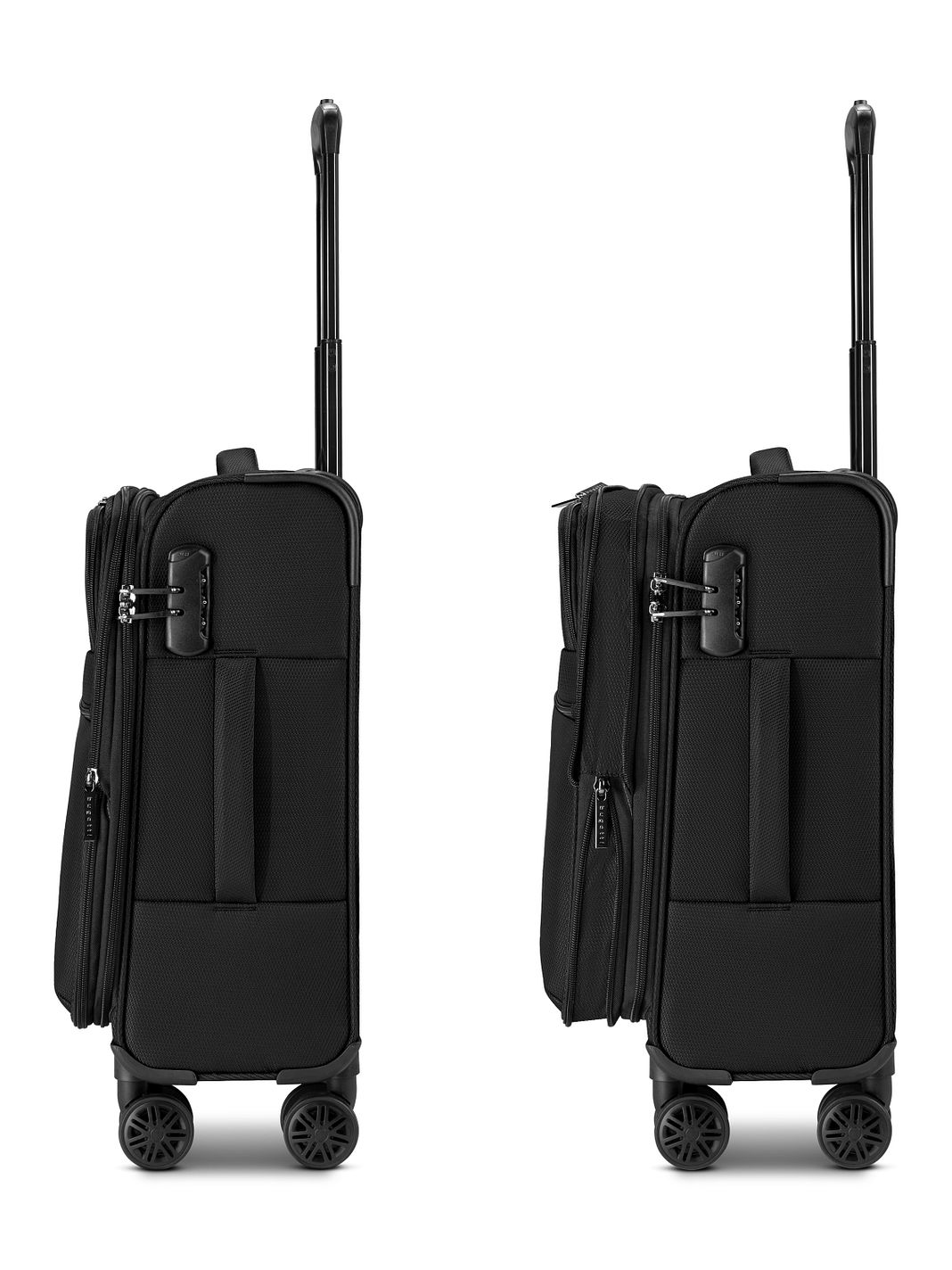 bugatti Valencia Soft 4 ruote Trolley cabina S 55 cm espandibile bugatti Valencia Soft 4 ruote Trolley cabina S 55 cm espandibile