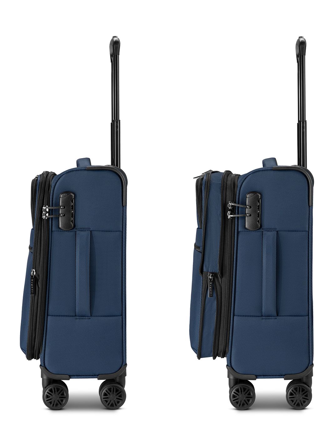 bugatti Valencia Soft 4 ruote Trolley cabina S 55 cm espandibile bugatti Valencia Soft 4 ruote Trolley cabina S 55 cm espandibile