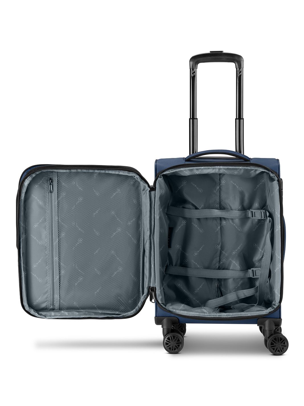 bugatti Valencia Soft 4 ruote Trolley cabina S 55 cm espandibile bugatti Valencia Soft 4 ruote Trolley cabina S 55 cm espandibile