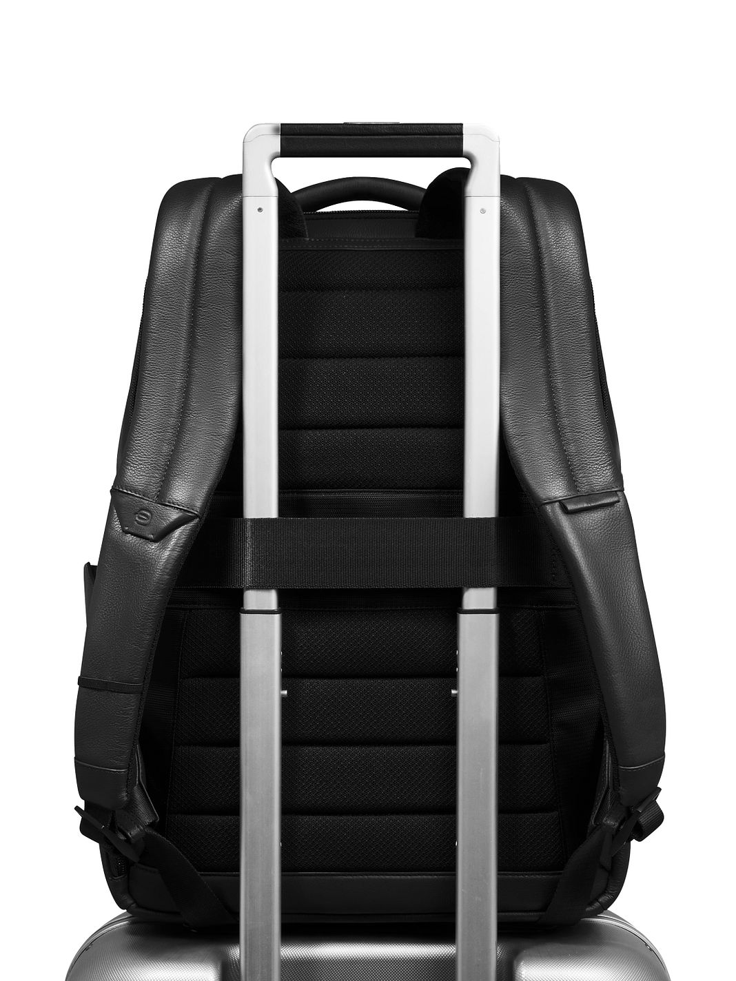 Piquadro Russell Mochila de negocios Bloqueo RFID Piel natural 42 cm Compartimento para el portátil