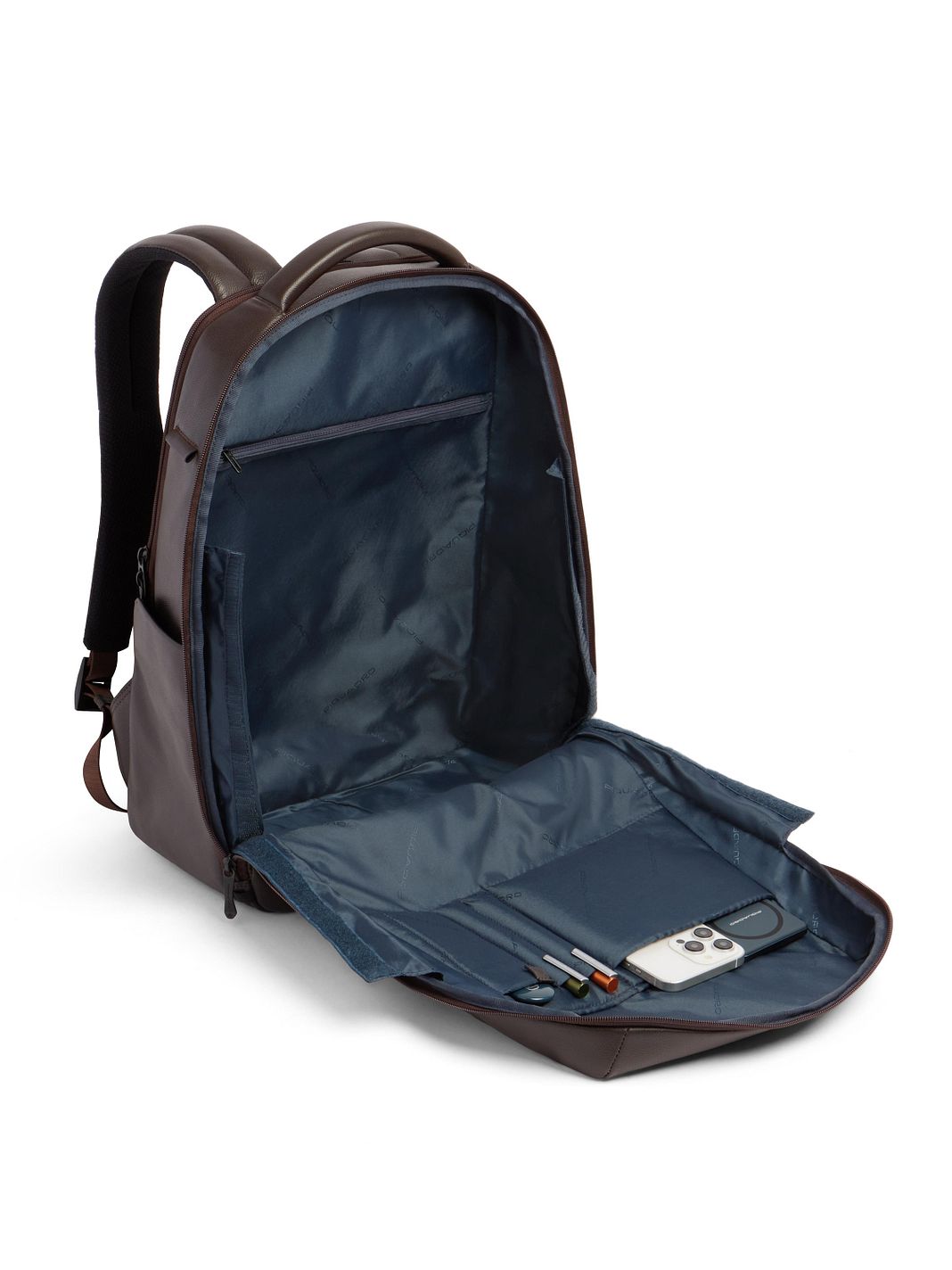Piquadro Russell Mochila de negocios Bloqueo RFID Piel natural 42 cm Compartimento para el portátil Piquadro Russell Mochila de negocios Bloqueo RFID Piel natural 42 cm Compartimento para el portátil