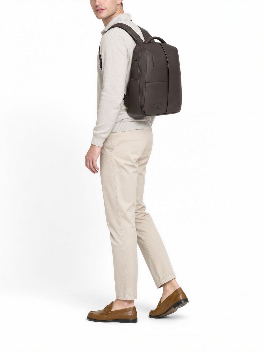 Piquadro Russell Mochila de negocios Bloqueo RFID Piel natural 42 cm Compartimento para el portátil Piquadro Russell Mochila de negocios Bloqueo RFID Piel natural 42 cm Compartimento para el portátil