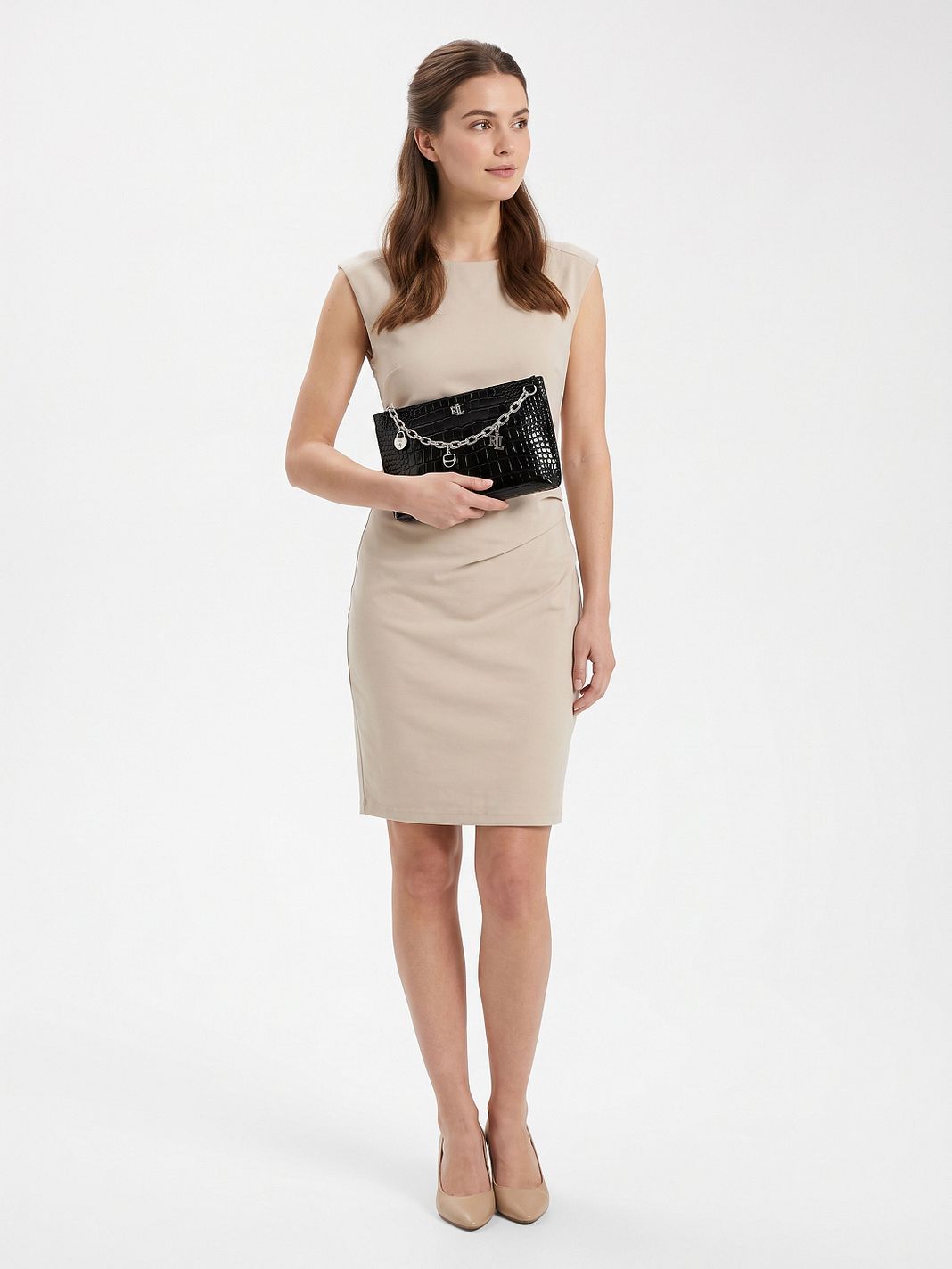 Lauren Ralph Lauren Kuvertväska Läder 26 cm Lauren Ralph Lauren Kuvertväska Läder 26 cm