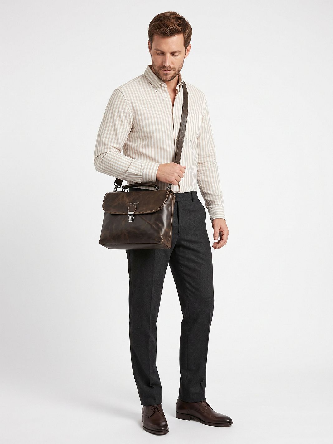 Greenburry Newport Bolso Piel natural 29 cm