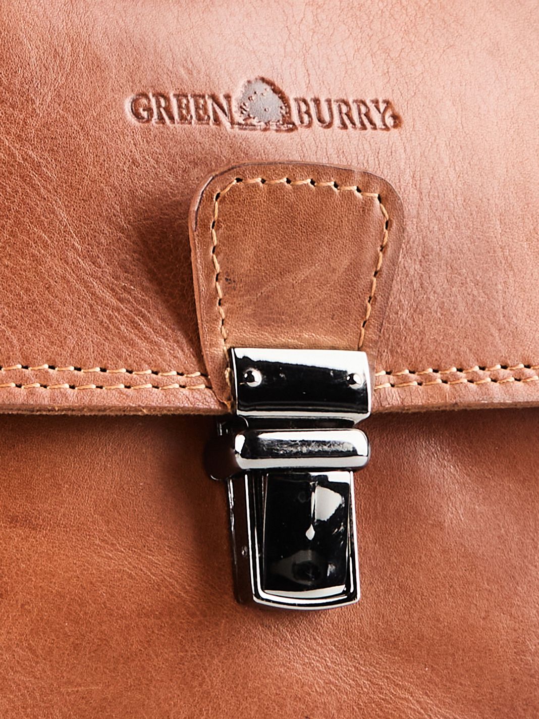 Greenburry Newport Bolso Piel natural 29 cm