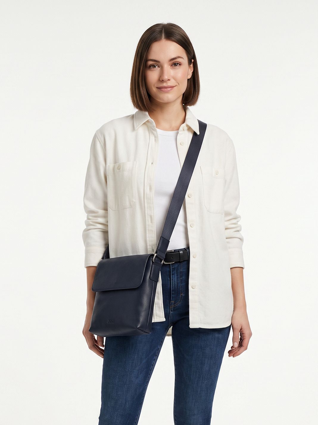 Jost Lysa Bolso bandolera S Piel natural 21 cm Jost Lysa Bolso bandolera S Piel natural 21 cm