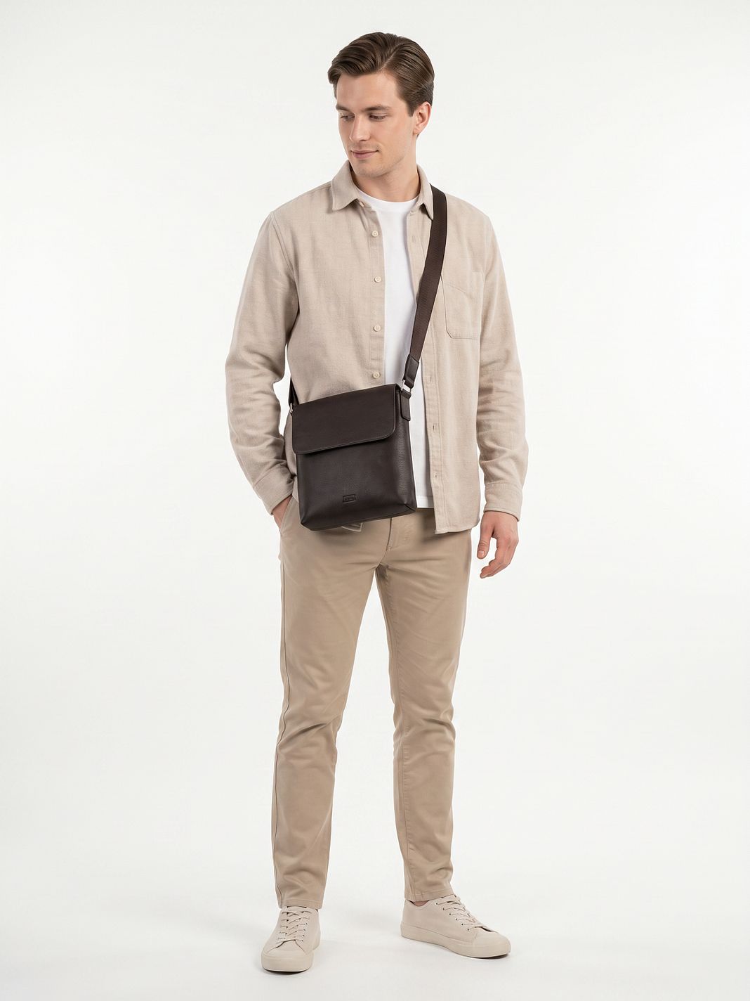 Jost Lysa Bolso bandolera S Piel natural 21 cm Jost Lysa Bolso bandolera S Piel natural 21 cm