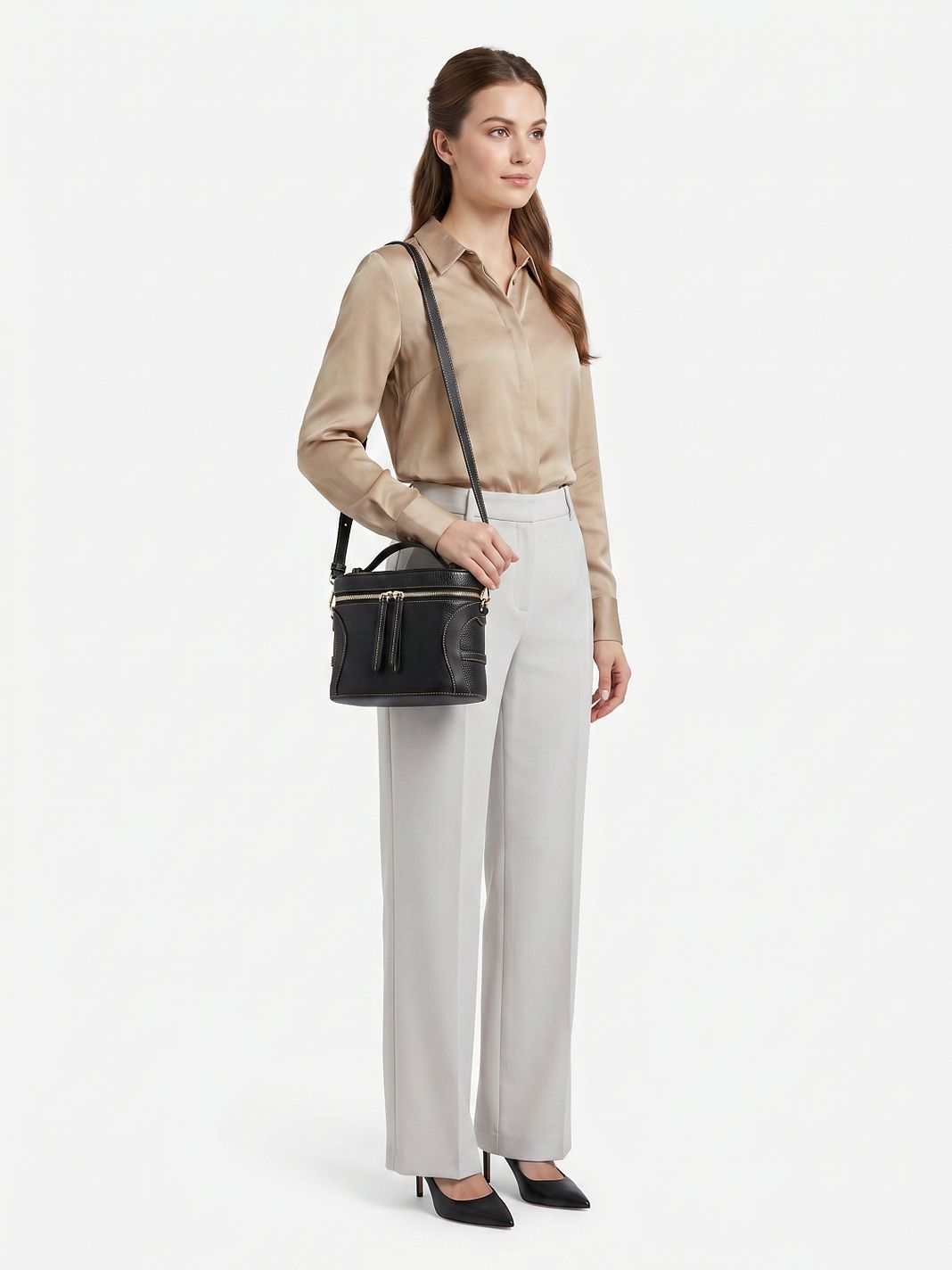 AIGNER Deborah Bolso Piel natural 20 cm AIGNER Deborah Bolso Piel natural 20 cm