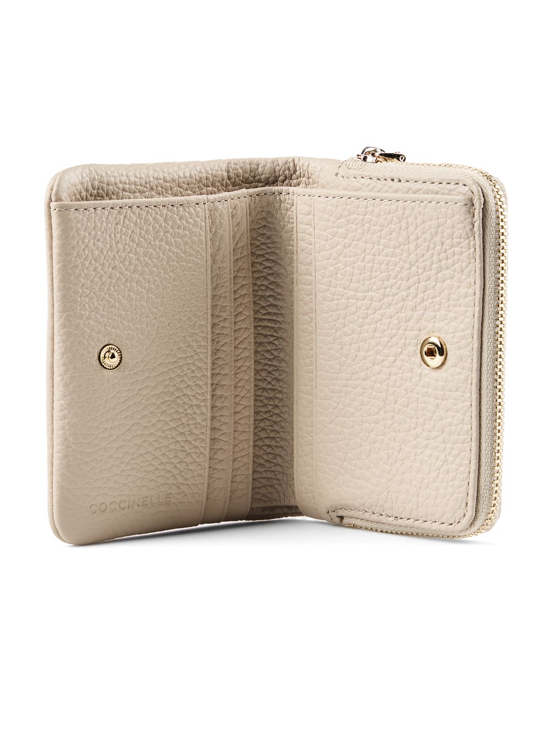 Coccinelle C-Me Softy Cartera Piel natural 12 cm Coccinelle C-Me Softy Cartera Piel natural 12 cm