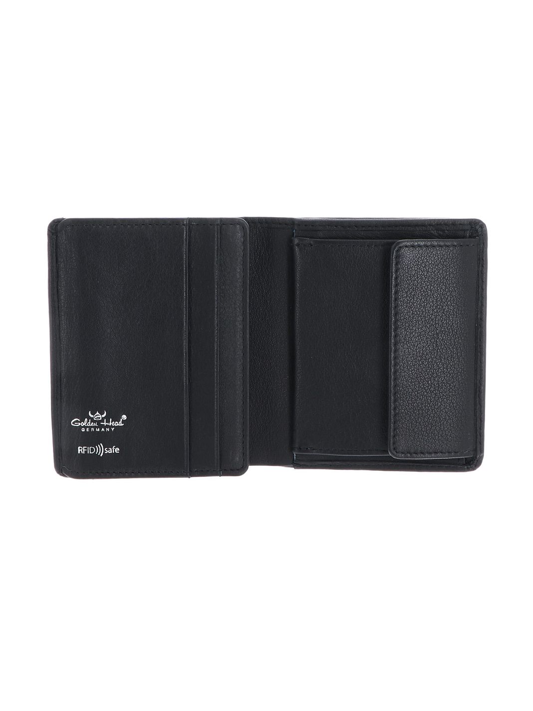 Golden Head Capri Portafoglio Protezione RFID Vera Pelle 10 cm Golden Head Capri Portafoglio Protezione RFID Vera Pelle 10 cm