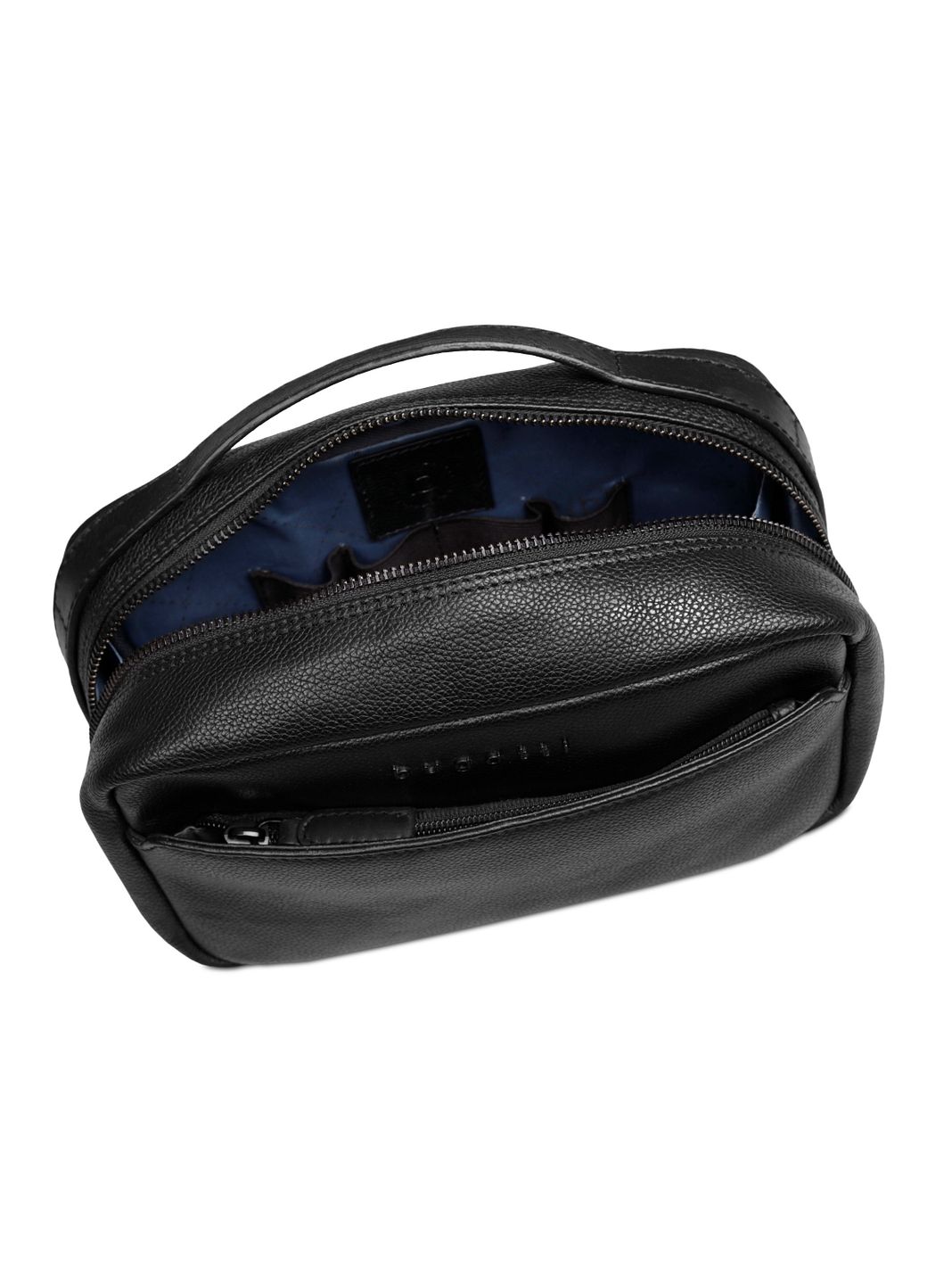 bugatti Black Borsa da toilette Vera Pelle 21 cm bugatti Black Borsa da toilette Vera Pelle 21 cm