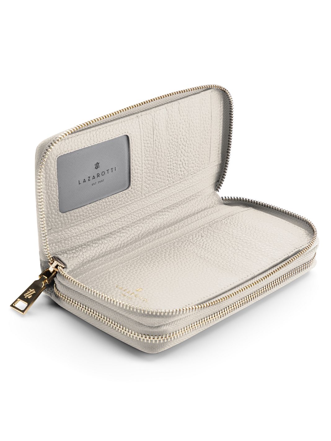 Lazarotti Portafoglio Bologna in pelle XL con doppia chiusura a zip, protezione RFID, 20 cm Lazarotti Portafoglio Bologna in pelle XL con doppia chiusura a zip, protezione RFID, 20 cm