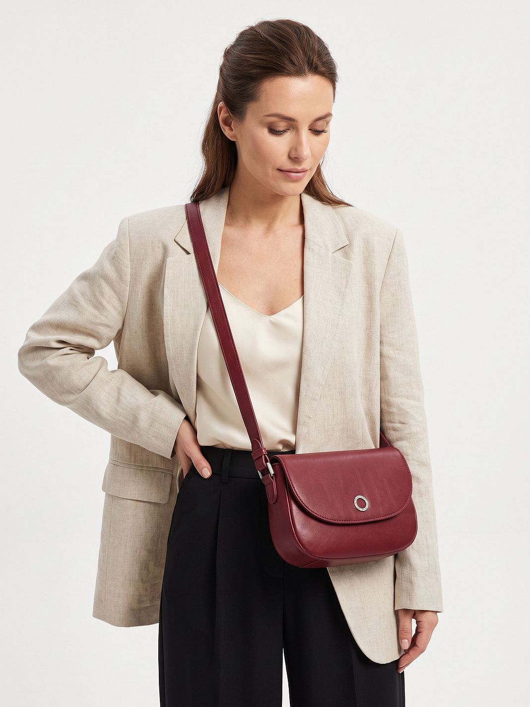 Esquire Athena Crossbody-laukku Nahka 19 cm Esquire Athena Crossbody-laukku Nahka 19 cm