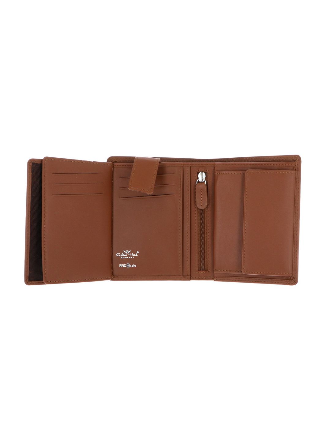 Golden Head Polo Portafoglio Protezione RFID Vera Pelle 12.5 cm