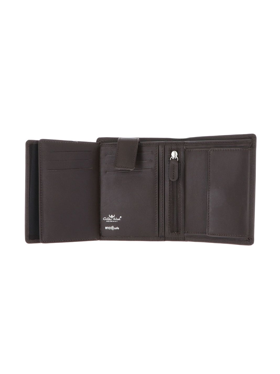 Golden Head Polo Portafoglio Protezione RFID Vera Pelle 12.5 cm