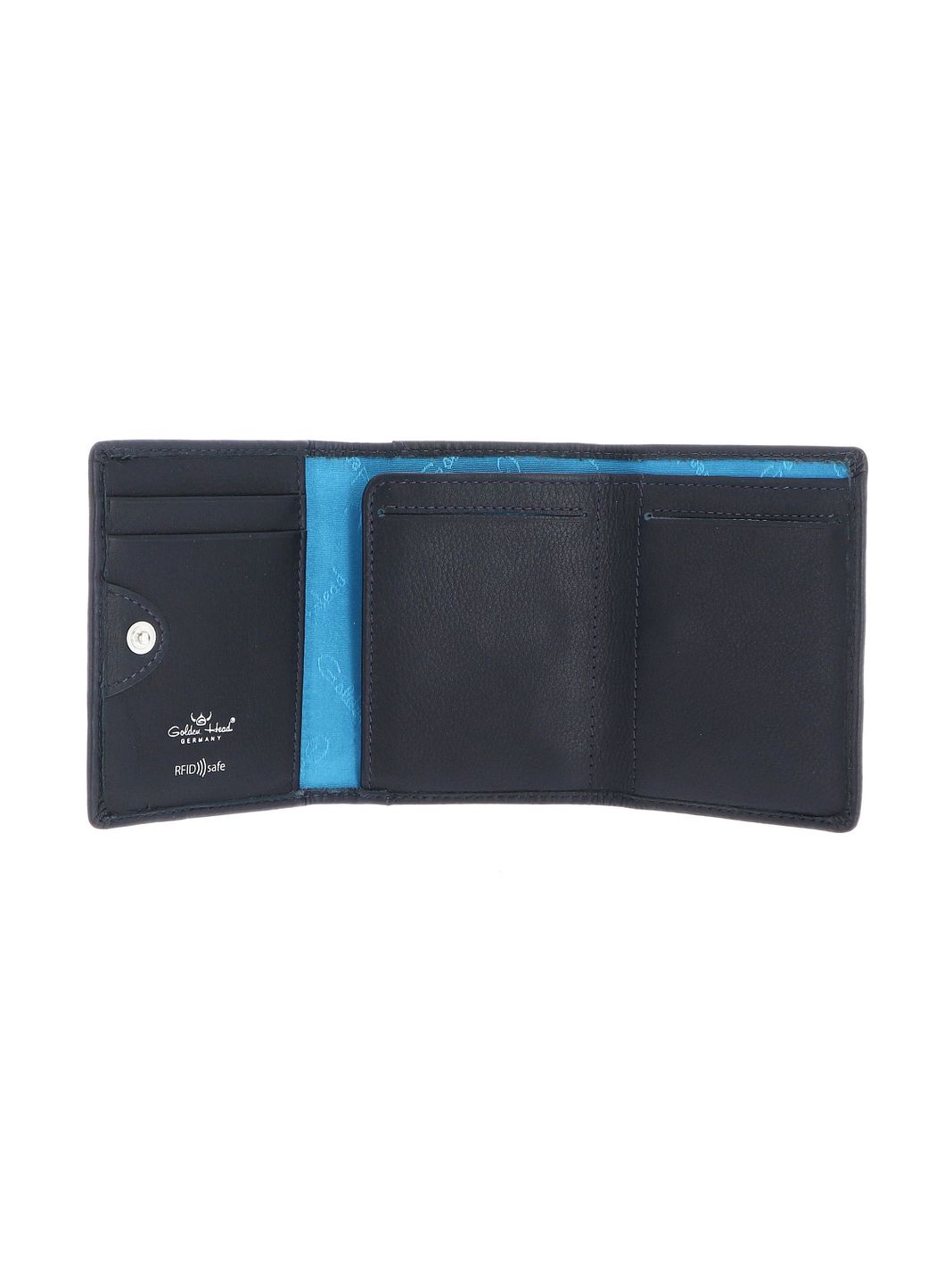 Golden Head Capri Portafoglio Protezione RFID Vera Pelle 10 cm Golden Head Capri Portafoglio Protezione RFID Vera Pelle 10 cm