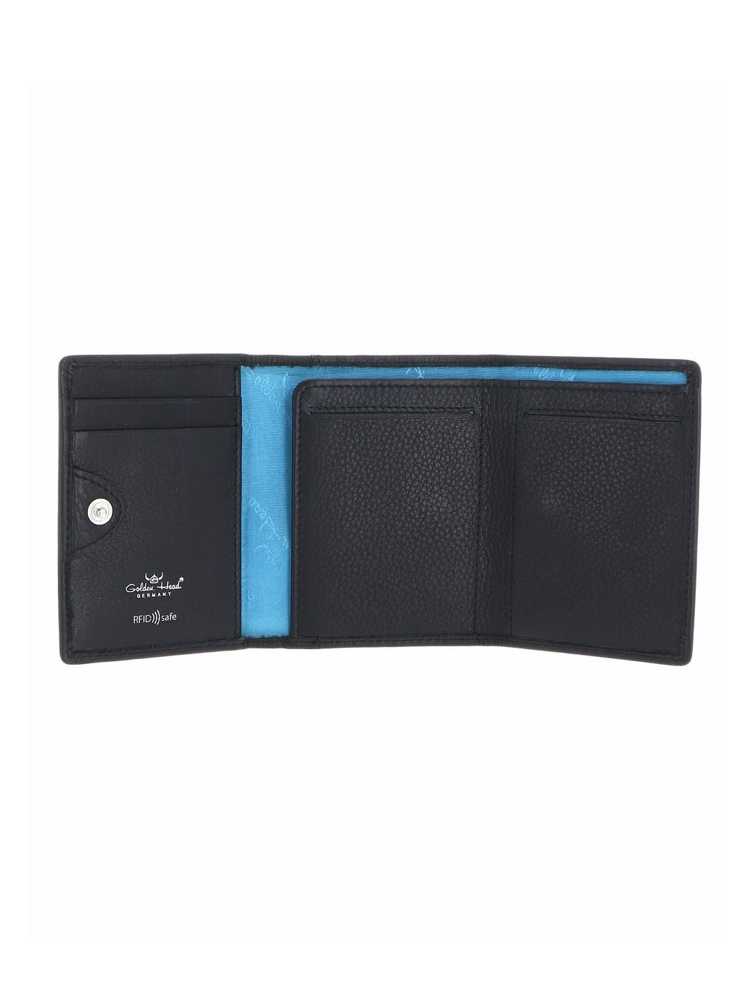 Golden Head Capri Portafoglio Protezione RFID Vera Pelle 10 cm Golden Head Capri Portafoglio Protezione RFID Vera Pelle 10 cm