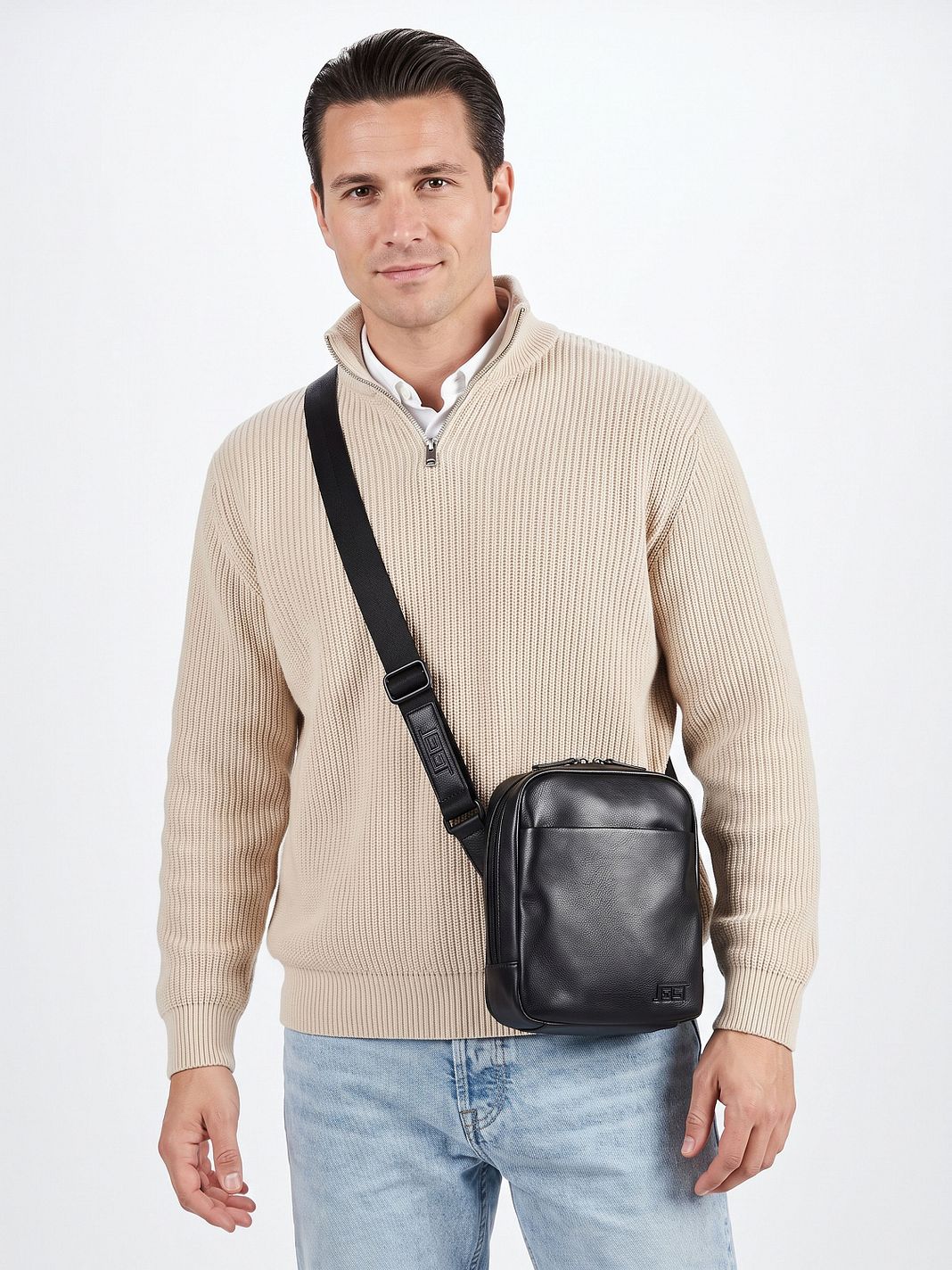 Jost Riga Mini Borsa Borsa a tracolla XS Protezione RFID 18 cm Jost Riga Mini Borsa Borsa a tracolla XS Protezione RFID 18 cm