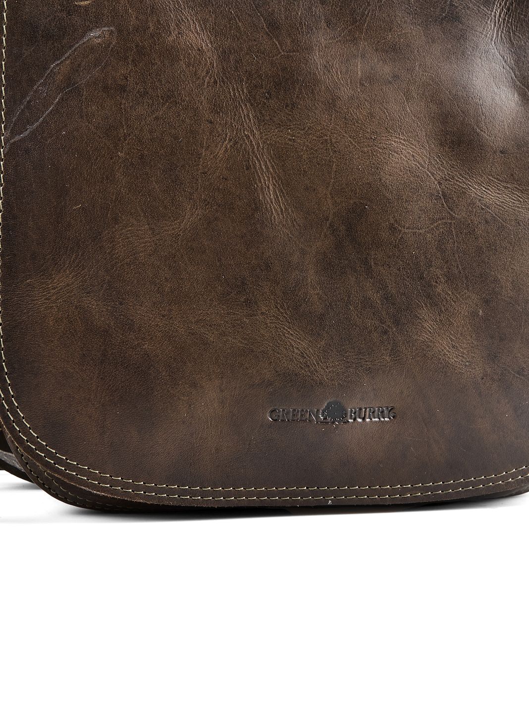 Greenburry Vintage Bolso bandolera Piel natural 30 cm