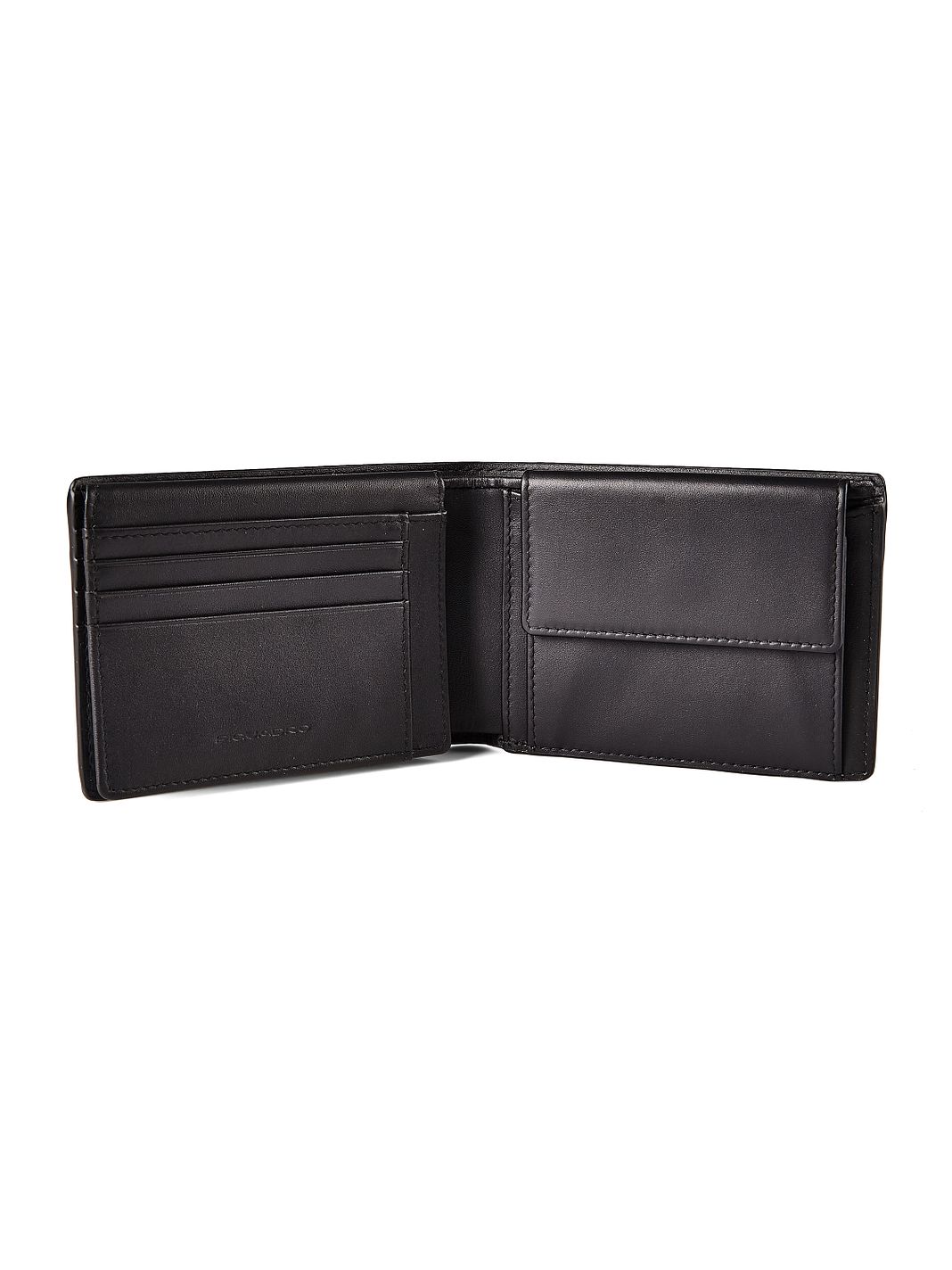 Piquadro Ael Portafoglio Protezione RFID Vera Pelle 12.5 cm Piquadro Ael Portafoglio Protezione RFID Vera Pelle 12.5 cm