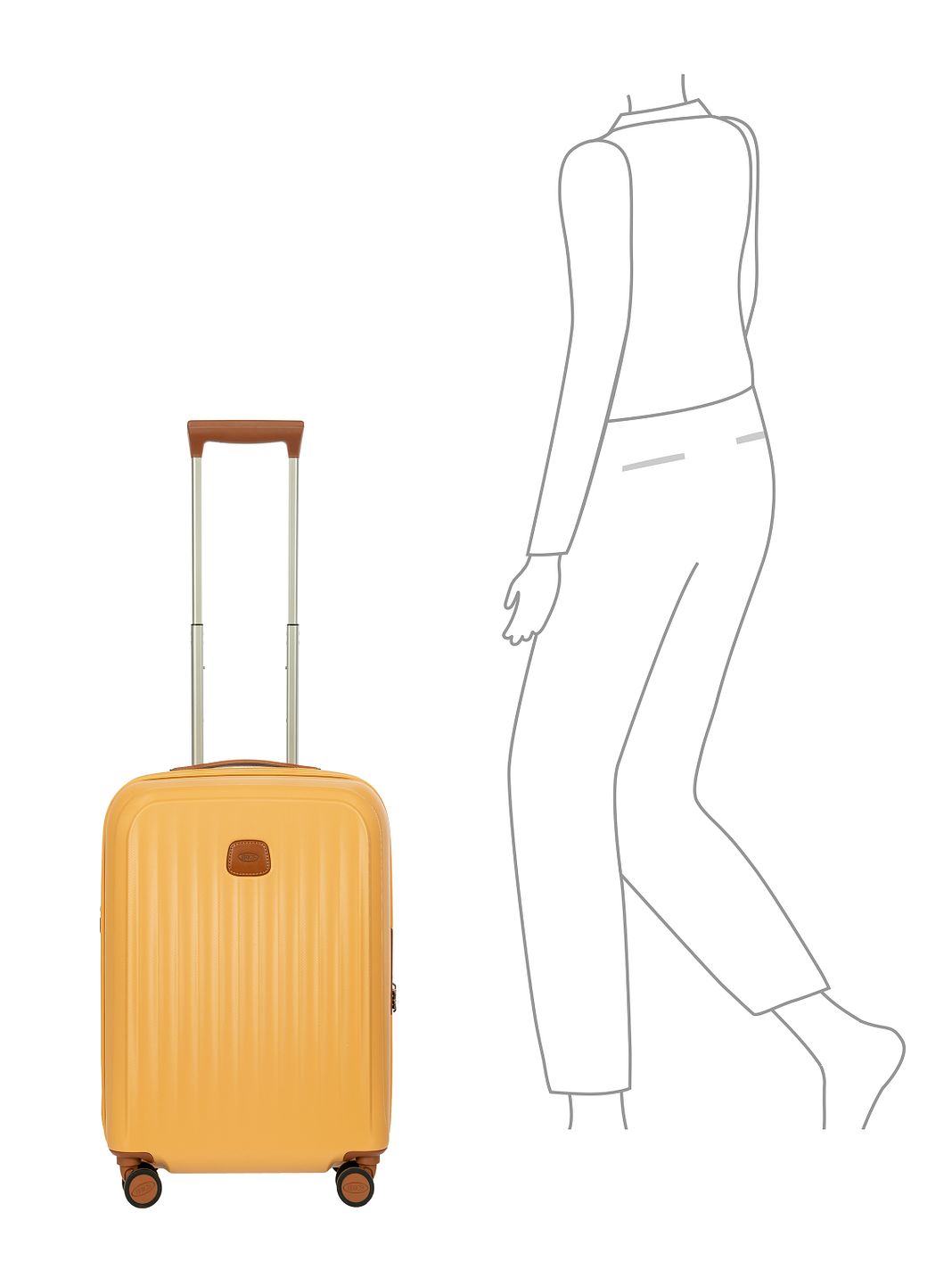 Bric's Taormina 4 ruote Carrello S 57 cm espandibile Bric's Taormina 4 ruote Carrello S 57 cm espandibile