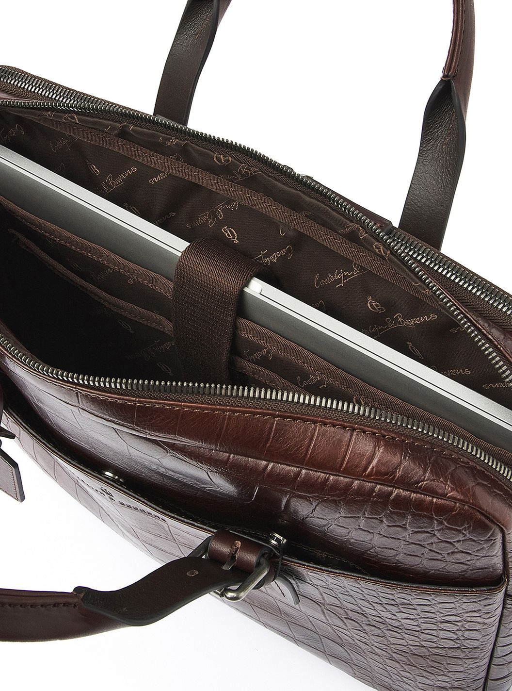 Castelijn & Beerens Cartella Vera Pelle 41 cm Vano porta PC Castelijn & Beerens Cartella Vera Pelle 41 cm Vano porta PC